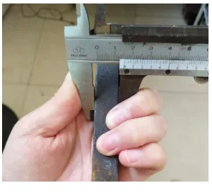 9/16 × 5-1/2 '' Σιδηροδρομικός σκύλος